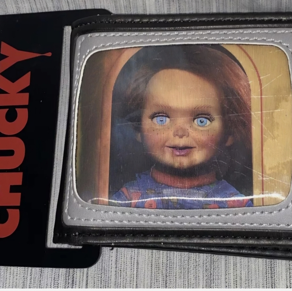 Bioworld Chucky Wallet Credit Card Holder Bifold Image Changing Artwork TV